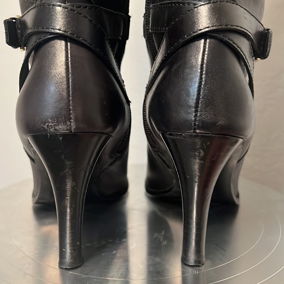 LAUREN RALPH LAUREN Bethan Leather Boots Tall 🐎 - Picture 4 of 13